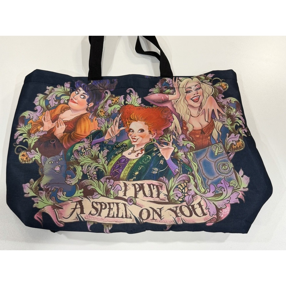 Hocus Pocus Sanderson Sisters Tote Bag Salem Witch Halloween Disney Shopping